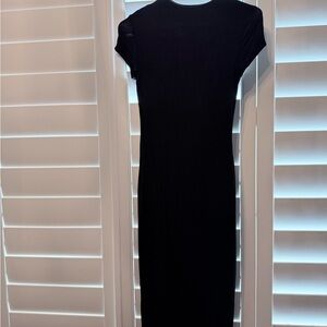 Classic Black Women’s Midi Dress